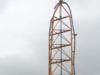 Dragster: from a distance juxtaposed with a giant inflatable Snoopy