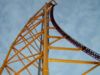 Dragster: looking up the tower from directly beneath the other side