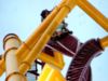 Dragster: close-up of train just starting its descent