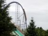 Millennium Force: first drop with train