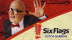 Mr Six - a bald old-aged man in a tuxedo and bow tie wearing huge black glasses